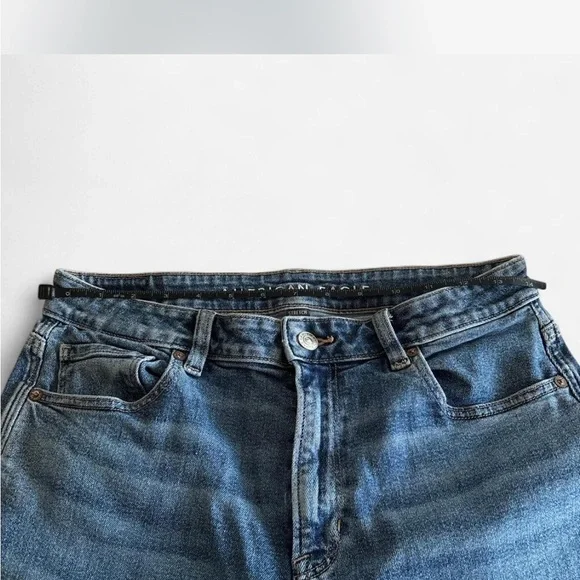 American Eagle Outfitters Dark Blue Straight Jeans - Picture 4 of 6